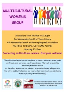 Multicultural Womens' Group flyer